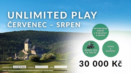 UNLIMITED PLAY Červenec - Srpen